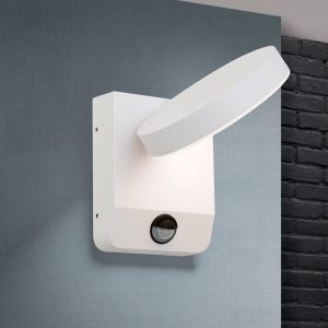 LED kültéri falilámpa Hendryk érzékelővel