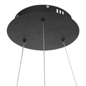 Ø 60 cm 2 izzós fekete
