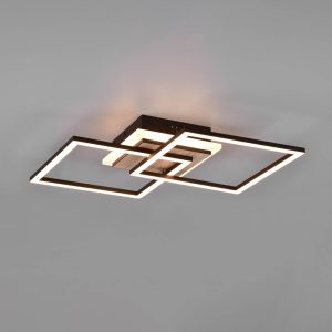 LED mennyezeti lámpa Giro 3 izzós szögletes táv
