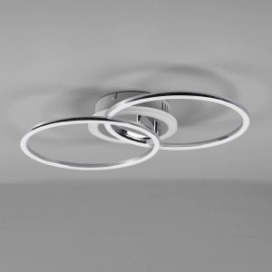 LED mennyezeti lámpa Venida gyűrűs kivitelben króm