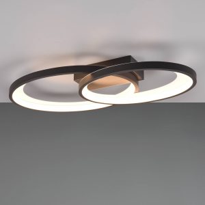 LED mennyezeti világítás Malaga 2 gyűrűvel