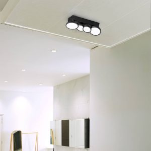 LIGHTME LED világítás Aqua GU10 négy izzós fekete