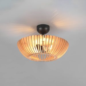 Mennyezeti lámpa Colino fa lamellákból