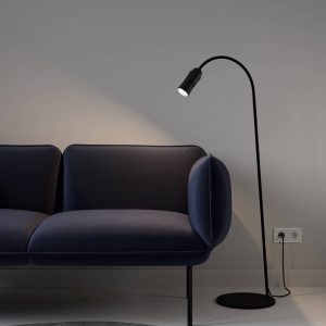 Neo! Floor LED álló világítás dimm fekete/fekete