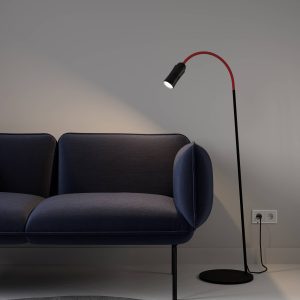 Neo! Floor LED álló világítás dimm fekete/piros