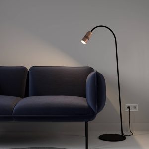 Neo! Padló LED padló lámpa dimm réz/fekete