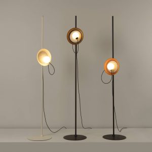Milan Wire állólámpa Ø 24 cm réz metál/antracit