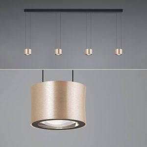 BANKAMP Impulse Flex LED függő lámpa 4 izzós rozé