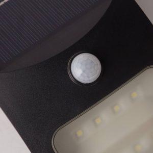 LED napelemes fali lámpa 67420BK-PIR