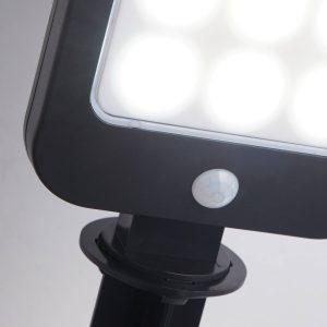 LED napelemes földi tüske 67424BK-PIR