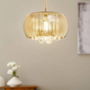 Argos LED-es függőlámpa kristálycseppekkel Ø 22 cm