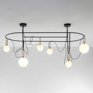 Artemide nh S5 üveg függőlámpa