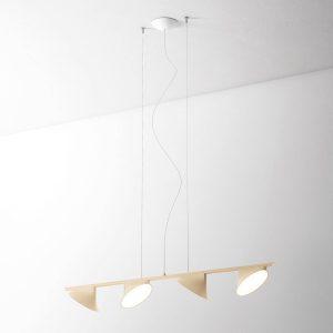Axolight Orchidea LED-es függőlámpa négylámpás homokos