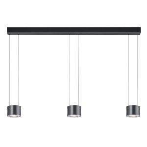 BANKAMP Impulse függőlámpa 3-lámpás dim to warm anthracite