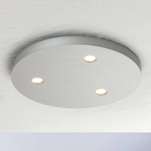 Bopp Close LED mennyezeti lámpa 3 lámpás kerek alumíniumból