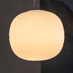 Foscarini Gem E27 LED-es függőlámpa üvegből