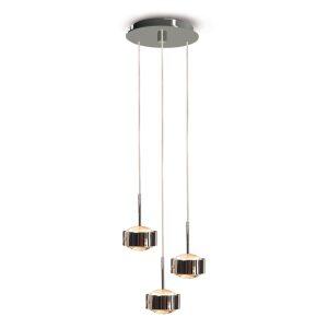 LED-es függőlámpa Puk Maxx Drop Trio