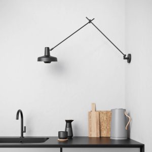 GRUPA Arigato fali 1-lámpás 110cm Ø23cm fekete