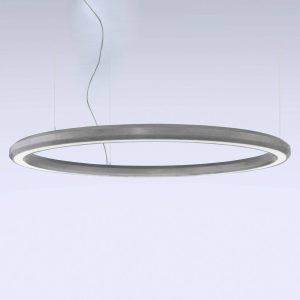 LED függőlámpa Materica alsó Ø 120 cm beton