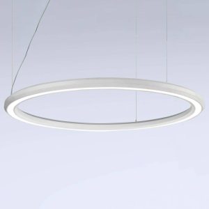 LED függőlámpa Materica alsó Ø 120 cm fehér
