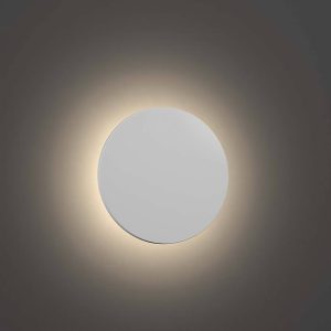 LEDWORKS Sono-LED kerek fal 1 fal Ø 50cm fehér