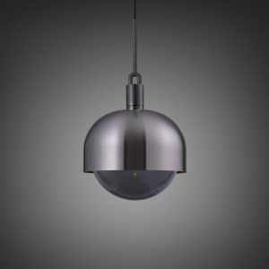 Buster + Punch Villás Gunmetal/Füstölt üveg Ø 34cm