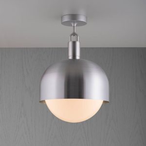 Buster + lyukasztó Villás mennyezet acél/opál Ø 34cm