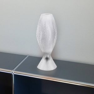 Koral asztali lámpa bioanyagból