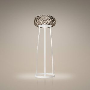 Foscarini Caboche Plus állólámpa 178cm füstszürke