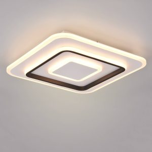 LED mennyezeti lámpa Jora szögletes