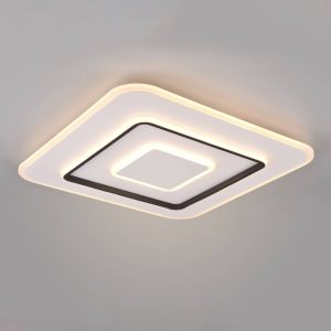 LED mennyezeti lámpa Jora szögletes