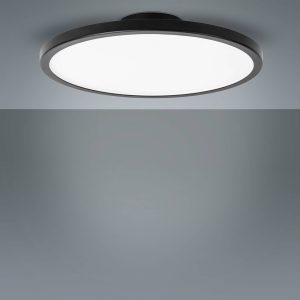 LIGHTME LED mennyezeti lámpa Aqua Ø 30.2cm fekete