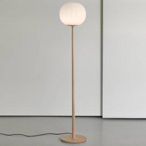 Luceplan Lita állólámpa üvegernyő 30 cm