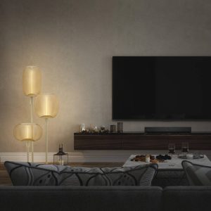 LEDVANCE állólámpa Decor Stick 3-lámpás. Magasság 78cm