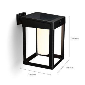 Philips LED-es napelemes fali lámpa Camill