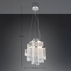Pomp LED-es függőlámpa