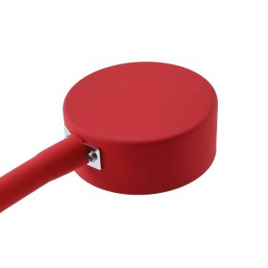 Lindby fali lámpa Jyla piros/fekete lencse 3