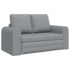 Floor sofa bed 2 az 1-ben világosszürke 148x71x83 cm bútor