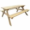 Fa piknik asztal 150 x 135 x 71