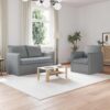 Kanapé 120cm 2 pcs világosszürke fém