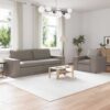 Kanapé 2 pcs tópszínű fém