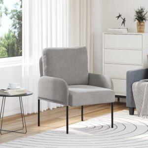 Kanapék párnával 55cm világosszürke furnér