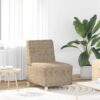 Világosszürke művelúr kanapéfotel 55 cm
