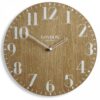 Dekorációs retro stílusú falióra LONDYN RETRO WOOD 30cm