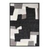 FABRIC szürke vászon festmény
