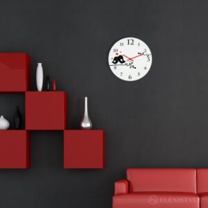 Fehér gyerekóra Madarak piros