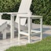 Fehér hdpe kerti adirondack asztal 38 x 38 x 46 cm