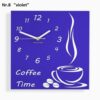 Konyhai falióra Coffee Time Lila