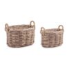 MALANG taupe rattan kosár