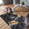 Modern szőnyeg levélmintával Szélesség: 80 cm | Hossz: 150 cm